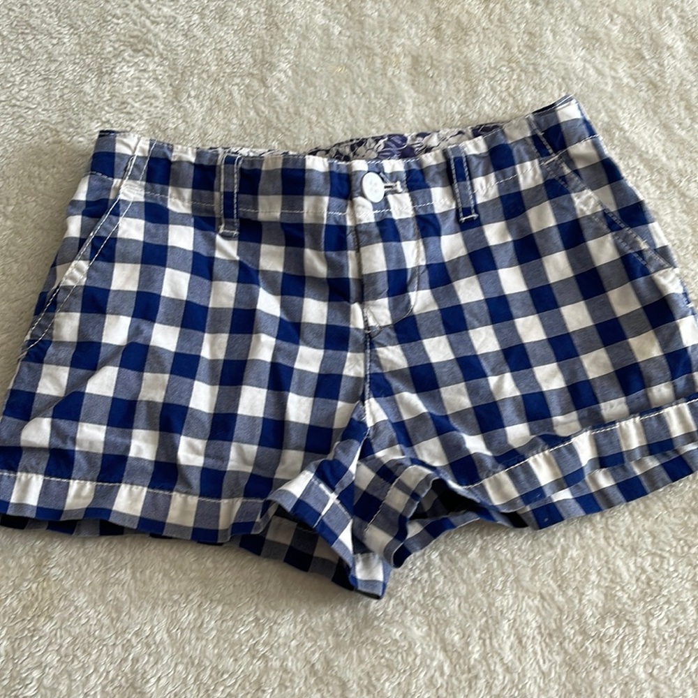 Ralph Lauren girls plaid shorts